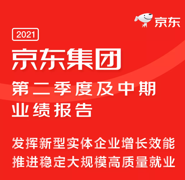 京东发布2021第二季度财报 “以实助实”深入制造、能源等实体经济基础产业